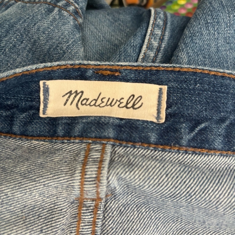 Madewell Women's Size 28 Blue Distressed The Perfect Summer Jean Style H5911 - Picture 3 of 6